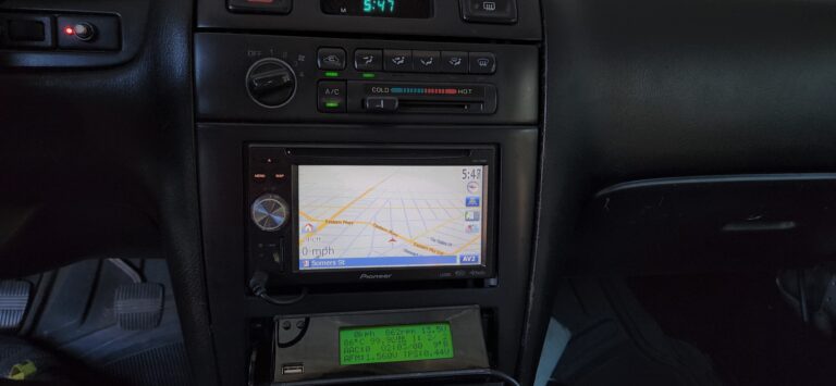 1995-1999 4thgen Nissan ECUTalk Consult LCD V2 Display Installed
