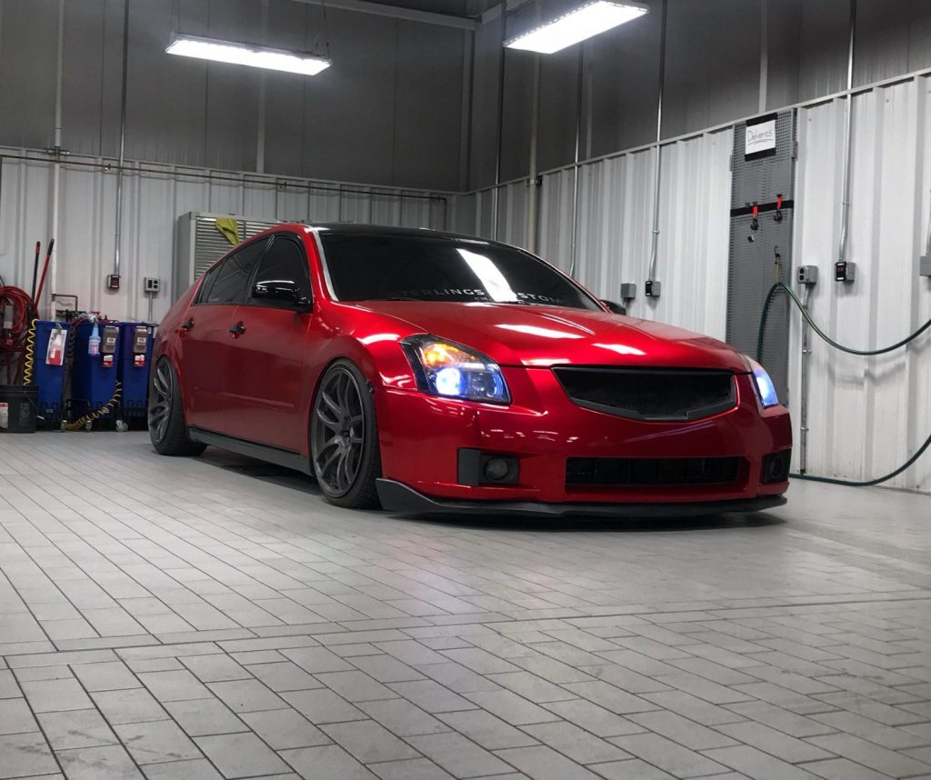 06-07 Magic Drift Subaru STi Front Lip Fitment on 07-08 6thgen Maxima