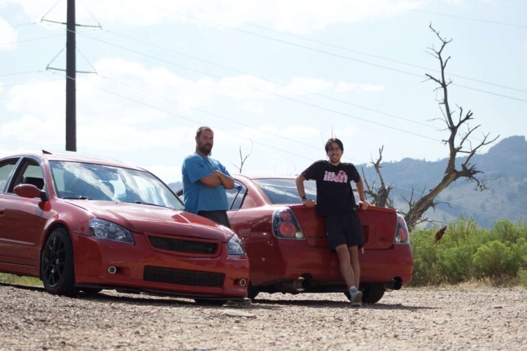 Father & Son Nissan Altima SE-R Photoshoot